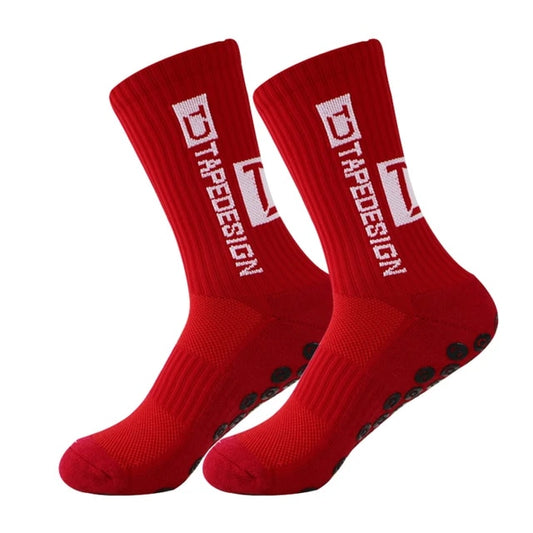 TD Grip Sock Pair - Red